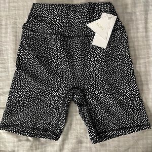 Buffbunny Black Bossy Print Biker Shorts